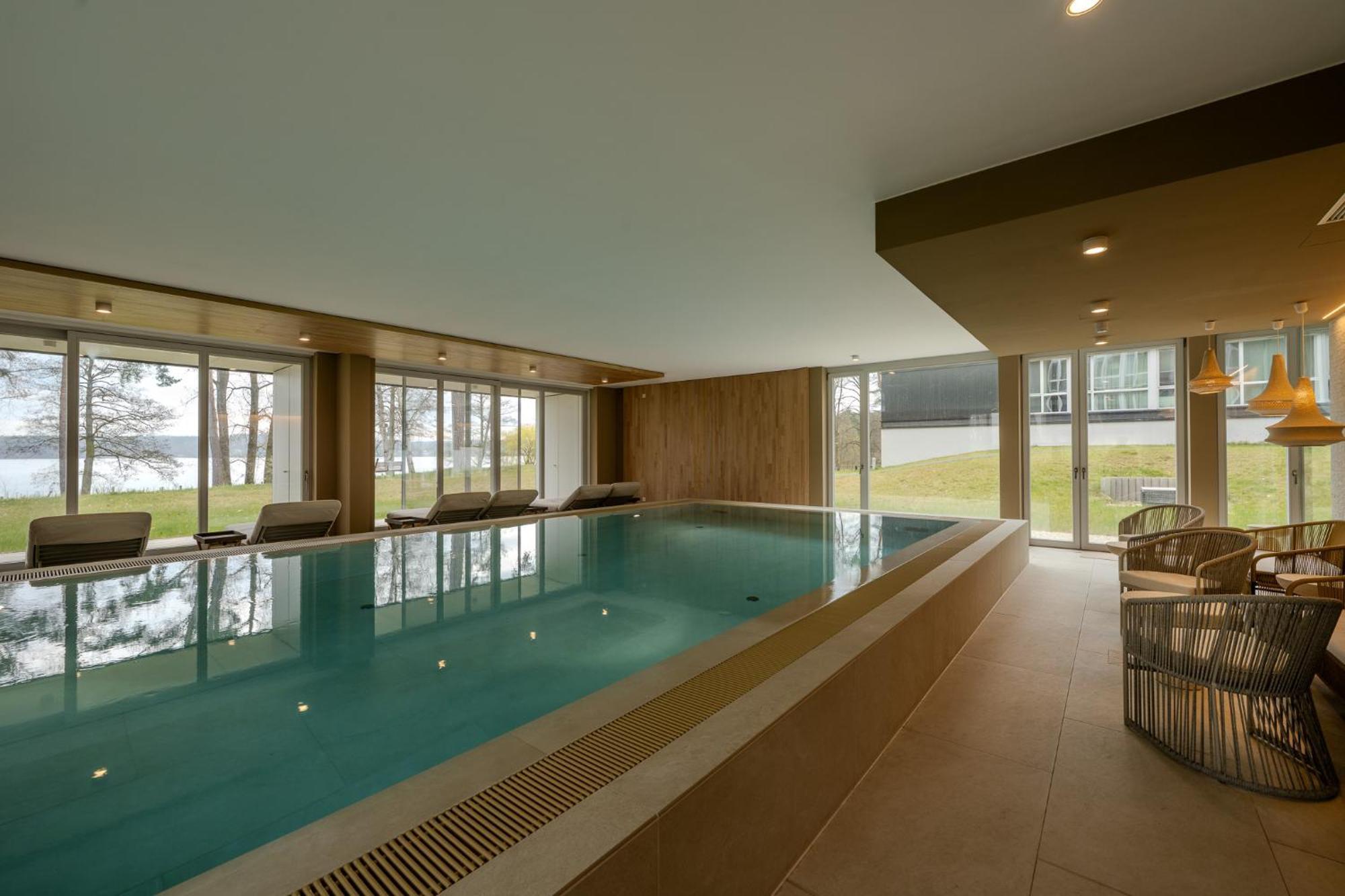 Marina Maisonette Seeblick Mit Pool Und Sauna Bad Saarow Bagian luar foto