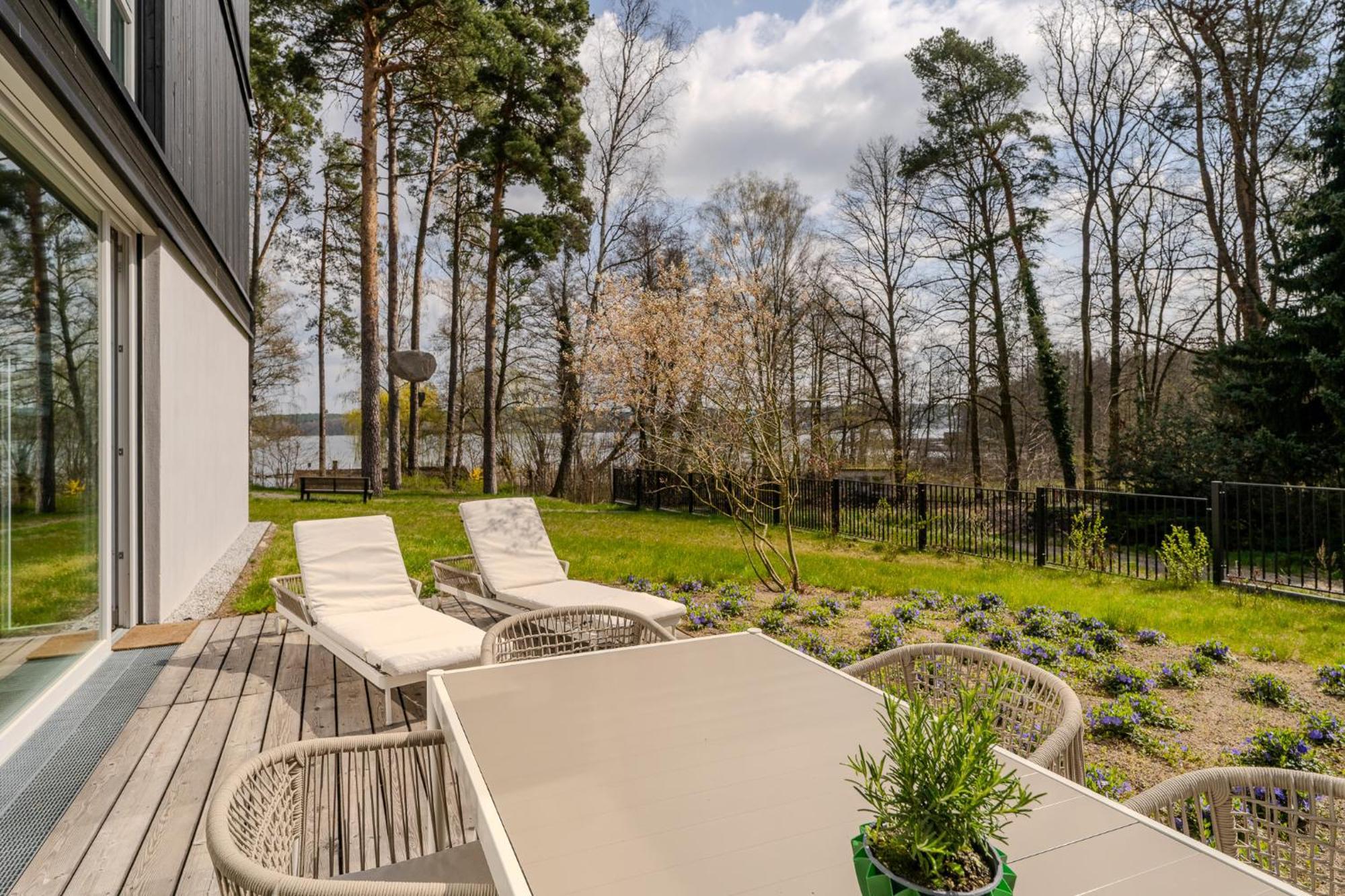 Marina Maisonette Seeblick Mit Pool Und Sauna Bad Saarow Bagian luar foto