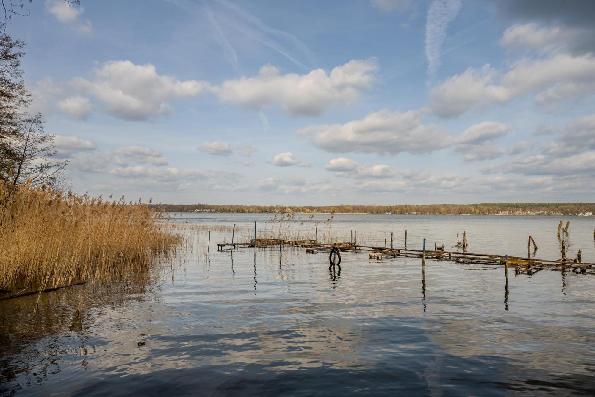 Marina Maisonette Seeblick Mit Pool Und Sauna Bad Saarow Bagian luar foto