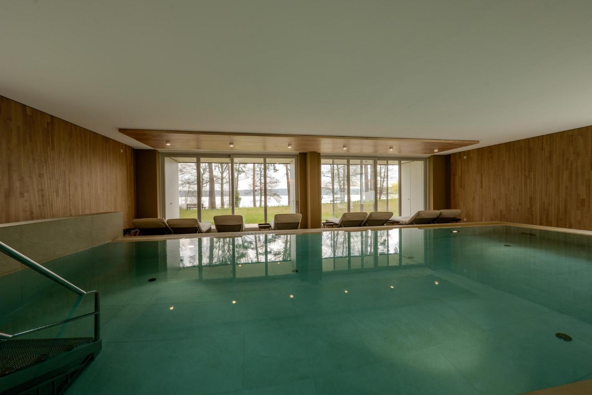 Marina Maisonette Seeblick Mit Pool Und Sauna Bad Saarow Bagian luar foto