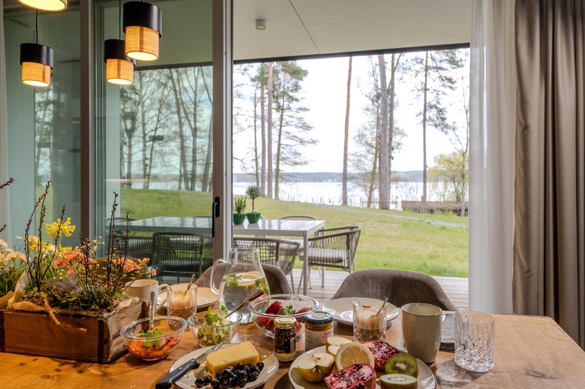 Marina Maisonette Seeblick Mit Pool Und Sauna Bad Saarow Bagian luar foto