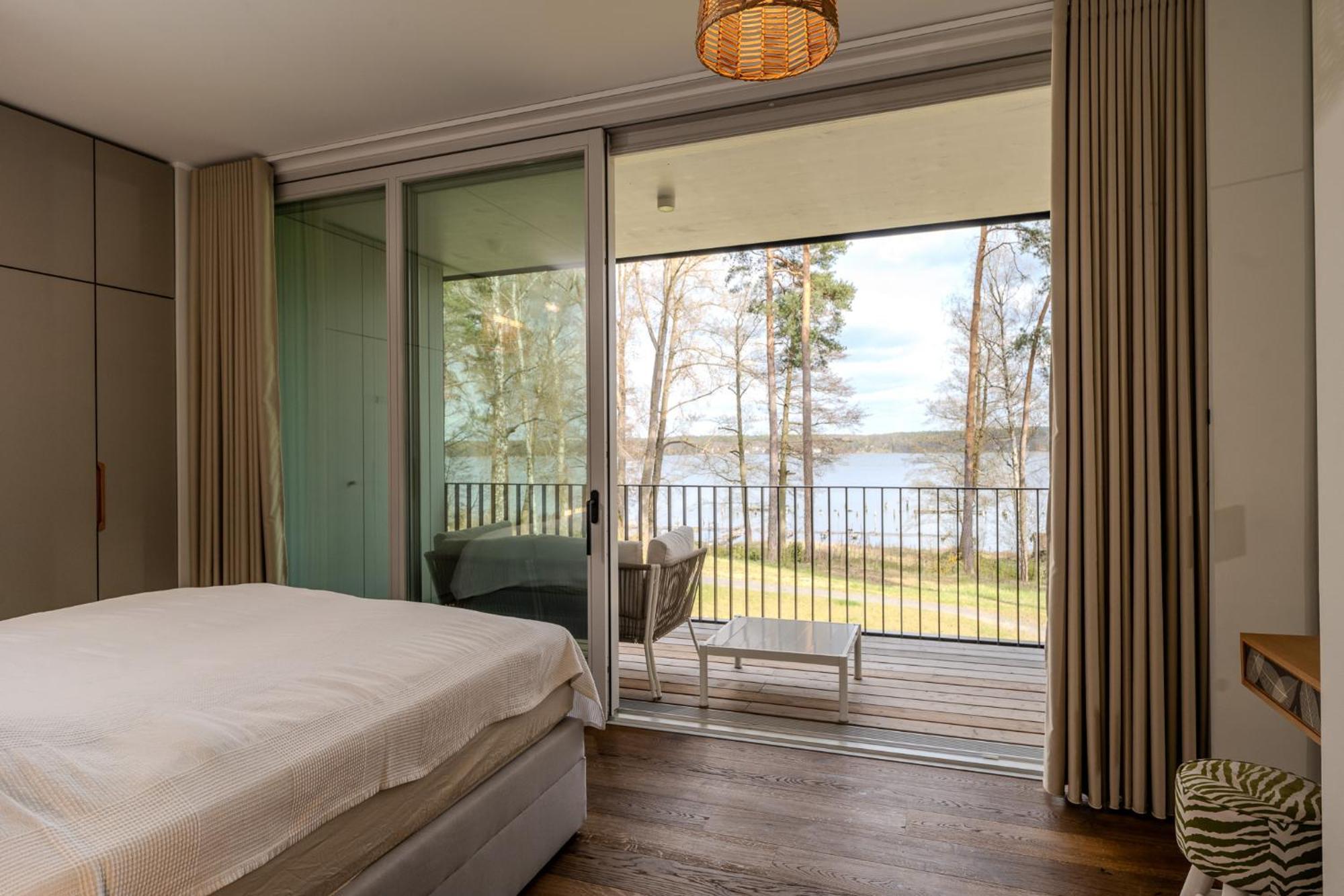 Marina Maisonette Seeblick Mit Pool Und Sauna Bad Saarow Bagian luar foto