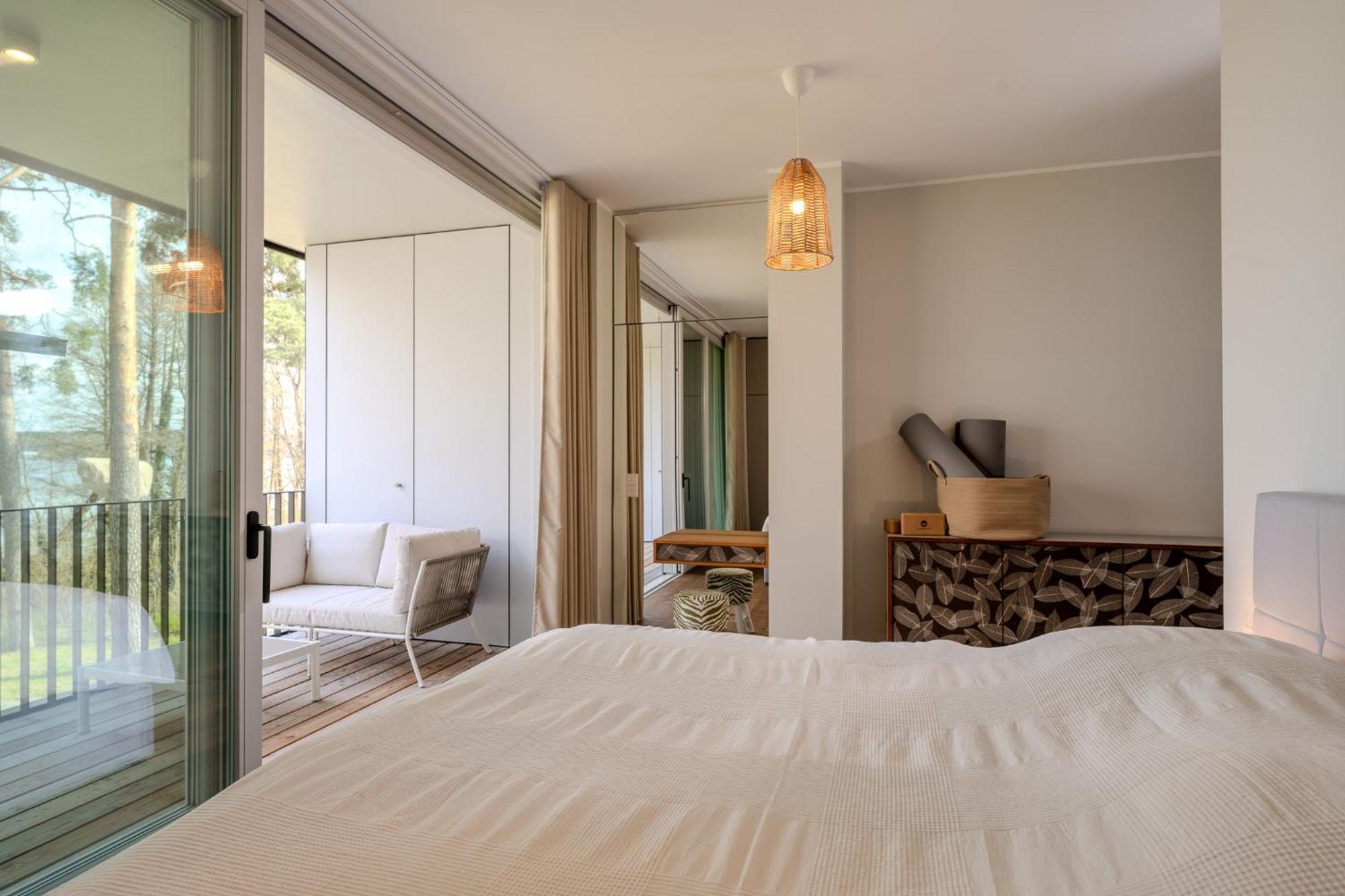 Marina Maisonette Seeblick Mit Pool Und Sauna Bad Saarow Bagian luar foto