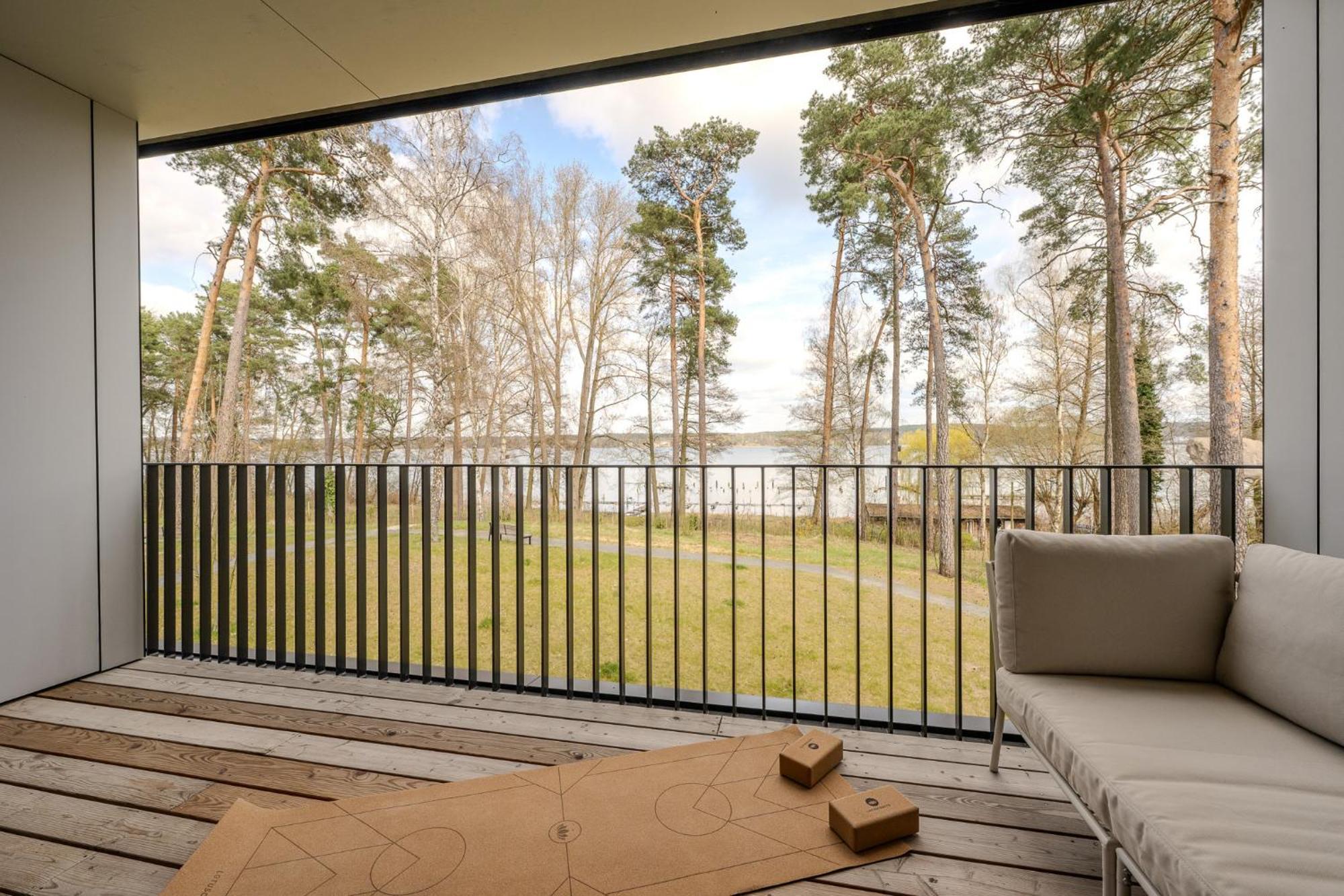 Marina Maisonette Seeblick Mit Pool Und Sauna Bad Saarow Bagian luar foto